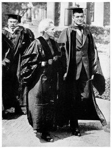 Marie Curie, polskfödd fransk fysiker 1921. av Unbekannt