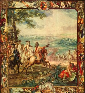 "Marlborough vid slaget vid Oudenarde, 1708", 1944. av Unbekannt