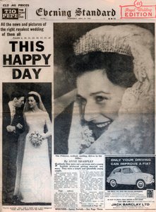 Prinsessan Alexandra och Angus Ogilvys äktenskap, 24 april 1963 av Unbekannt