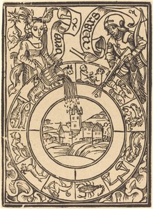 Mars och Venus, 1400-talet. av Unbekannt