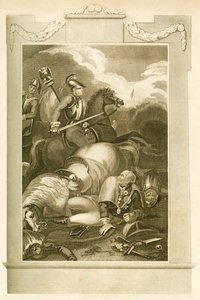 Marskalk Blucher vid slaget vid Ligny, 16 juni 1815, 1816. av Unbekannt