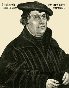 Martin Luther, c1520-1530, 1890. av Unbekannt