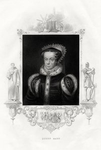 Mary I 1516-1558, även känd som Mary Tudor, 1860 av Unbekannt