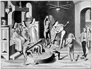 Masque av Karl VI av Frankrike, c1480, 1910 av Unbekannt