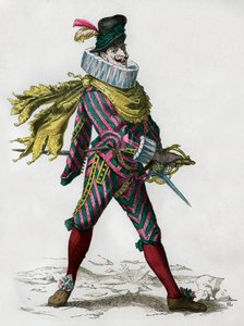 Matamore-kapten, hyrmördare, spansk typ, 1600-talet 1882-1884 av Unbekannt