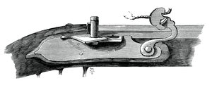 Matchlock, sent 1600-tal, från Tower of London, c1880 av Unbekannt
