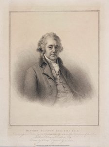 Matthew Boulton, engelsk ingenjör och industriman, ca 1801 av Unbekannt