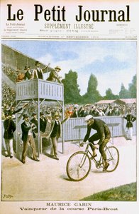 Maurice Garin vann cykelloppet Paris-Brest 1901 av Unbekannt