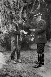 Maurice Maeterlinck, belgisk dramatiker, poet och essäist, 1915 av Unbekannt