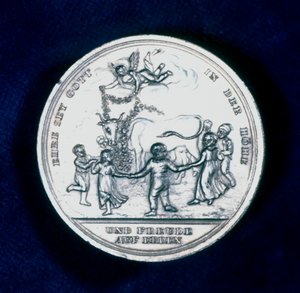 Medalj till minne av upptäckten av smittkoppsvaccination 1796 1800 av Unbekannt