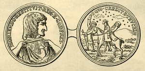 Medalj till minne av mordet på Godfrey, c1876. av Unbekannt