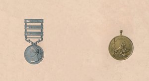 Medaljer för strider i Indien, c1911-talet av Unbekannt
