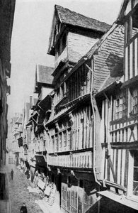 Medeltida Lisieux, Normandie, Frankrike, c1930-talet av Unbekannt