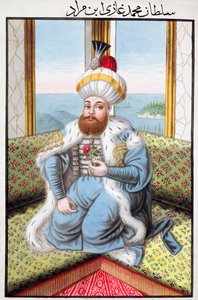 Mehmed II, ottomansk kejsare, 1808 av Unbekannt