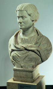 Melitene, prästinna av gudarnas moder, romersk marmorbyst, invigd 162 e.Kr. av Unbekannt