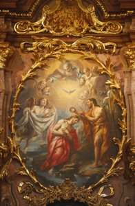 Melk Abbey Jesu dop, Melk, Österrike av Unbekannt
