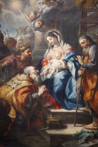 Melk AbbeyThe adoration of the Magi av J.M Rottmayr av Unbekannt