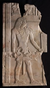 Mentuemhat som präst med stav och spira, ca. 667-647 f.Kr. av Unbekannt