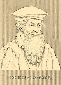 Mercator, 1512-1594, 1830. av Unbekannt