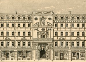 Mercers Chapel, som återuppbyggts efter branden, 1897. av Unbekannt