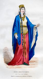Merovinger drottning, 500-800-talet 1882-1884 av Unbekannt