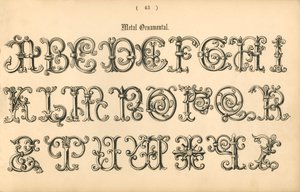 Metalldekoration, 1862 av Unbekannt