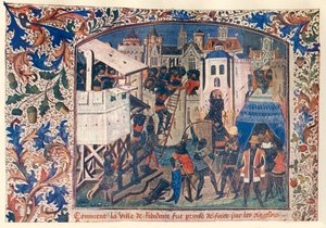 Metoder för krigföring under hundraåriga kriget, c1400, c1930. av Unbekannt