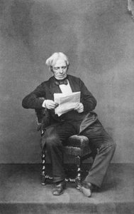 Michael Faraday, brittisk fysiker och kemist, c1850-1867 av Unbekannt