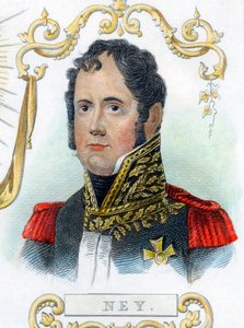 Michel Ney, fransk soldat, c1830 av Unbekannt