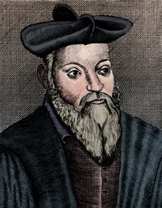 Michel Nostradamus 1503-1556, fransk läkare och astrolog, 1600-talet av Unbekannt