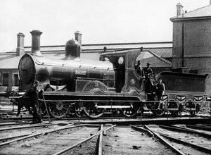 Midlands och Great Western Railway Ireland 2-4-0 lokomotiv Rob Roy, 1873 av Unbekannt