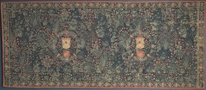 Millefleurs gobeläng med Medicis vapen, 1520-talet. av Unbekannt