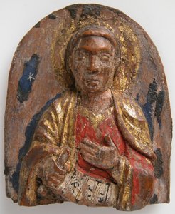 Miniatyrrelief av hebreiske profeten Daniel med rulla, tyska, 1200-1225. av Unbekannt
