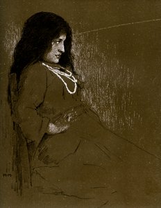 Miss Constance Collier på en sommardag, 1899 av Unbekannt