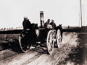 Mobilt kök på väg uppåt, c1914-c1918 av Unbekannt
