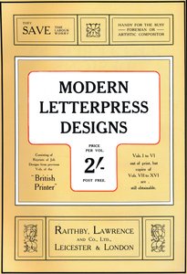 Moderna boktrycksmönster - prisdesign, 1909. av Unbekannt