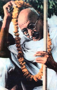 Mohandas Karamchand Gandhi 1869-1948, indisk nationalistledare av Unbekannt