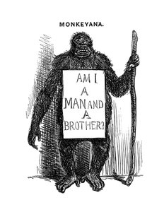 Monkeyana: Är jag en man och en bror, 1861 av Unbekannt