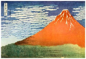 Mont Fuji, Japan, c1823 1956 av Unbekannt