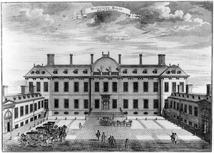 Montagu House, Bloomsbury, 1700-talet, 1908 av Unbekannt