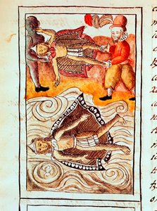Montezuma II, sista aztekiska kejsaren, 1520 av Unbekannt