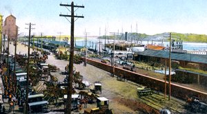 Montreal Harbour, Montreal, Kanada, c1900-talet av Unbekannt