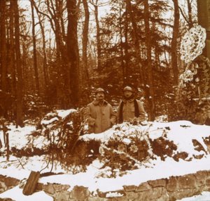 Monument des Chasseurs, Col de la Chipotte, östra Frankrike, c1914-c1918 av Unbekannt