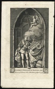 Monument till Georg Friedrich Handel av Unbekannt