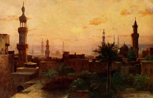 Morgon i Kairo, c1918-c1939. av Unbekannt