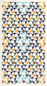 Mosaik från portiken i Generalife, 1907. av Unbekannt