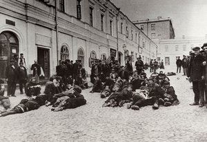 Hemlösa invånare i Moskva, Ryssland, c1904 av Unbekannt