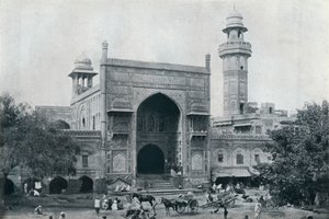 Moskén i Wazir Khan, Lahore, c1942 av Unbekannt