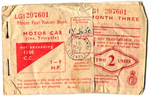 Rationeringsbok för motorbränsle, 1957 av Unbekannt