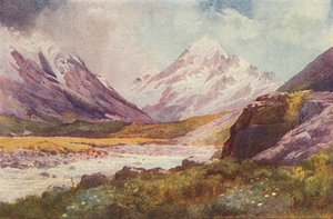 Mount Cook, Nya Zeeland, 1924 av Unbekannt